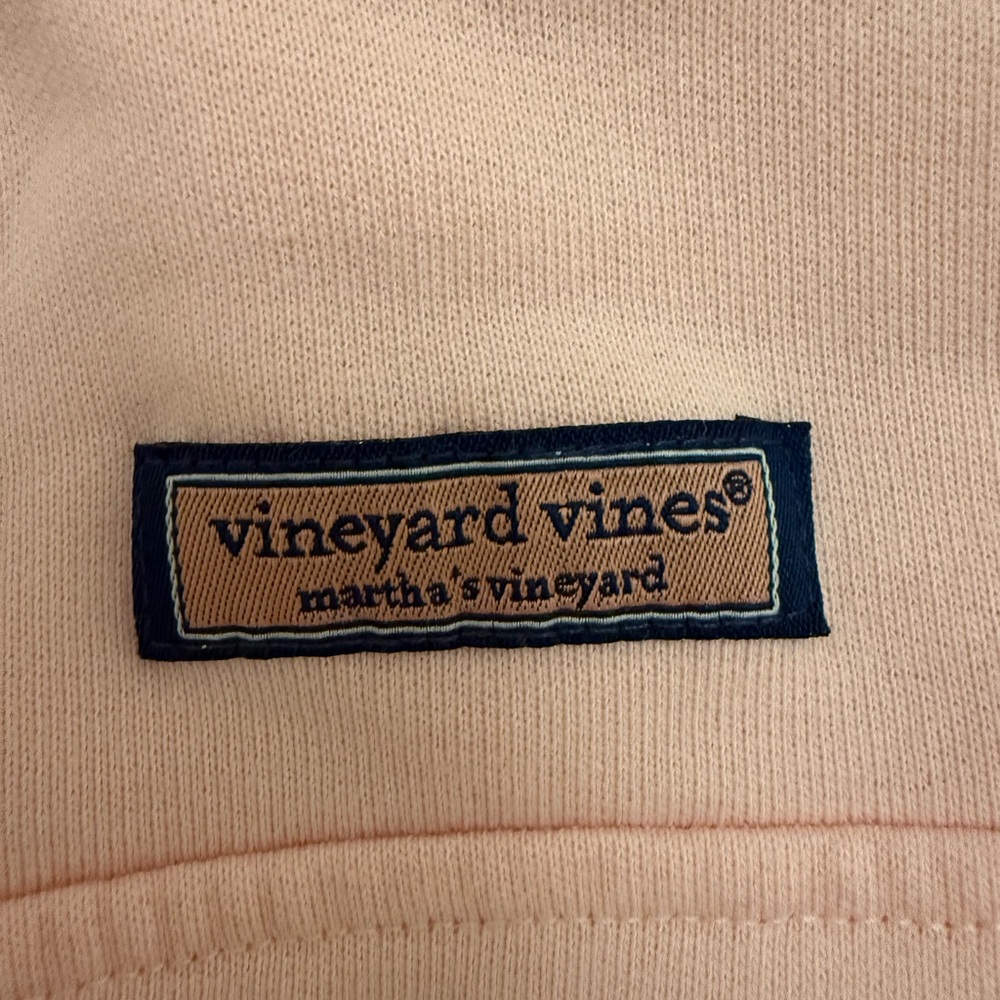 Vineyard Vines Light Pink Half-Zip Sweatshirt - Picture 4 of 6